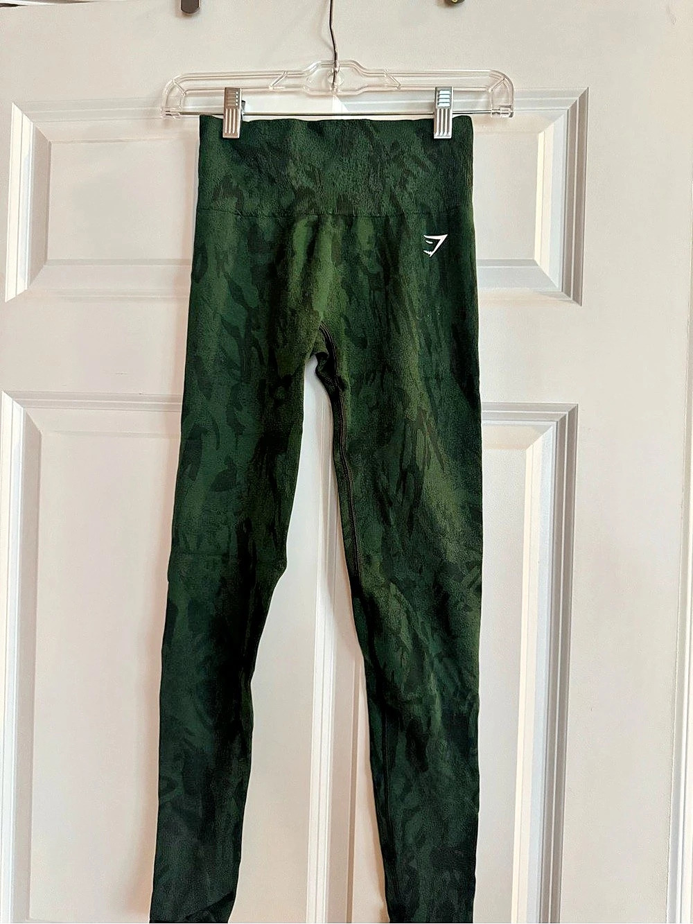 Gymshark Adapt Camo Seamless Leggings Green Animal Print